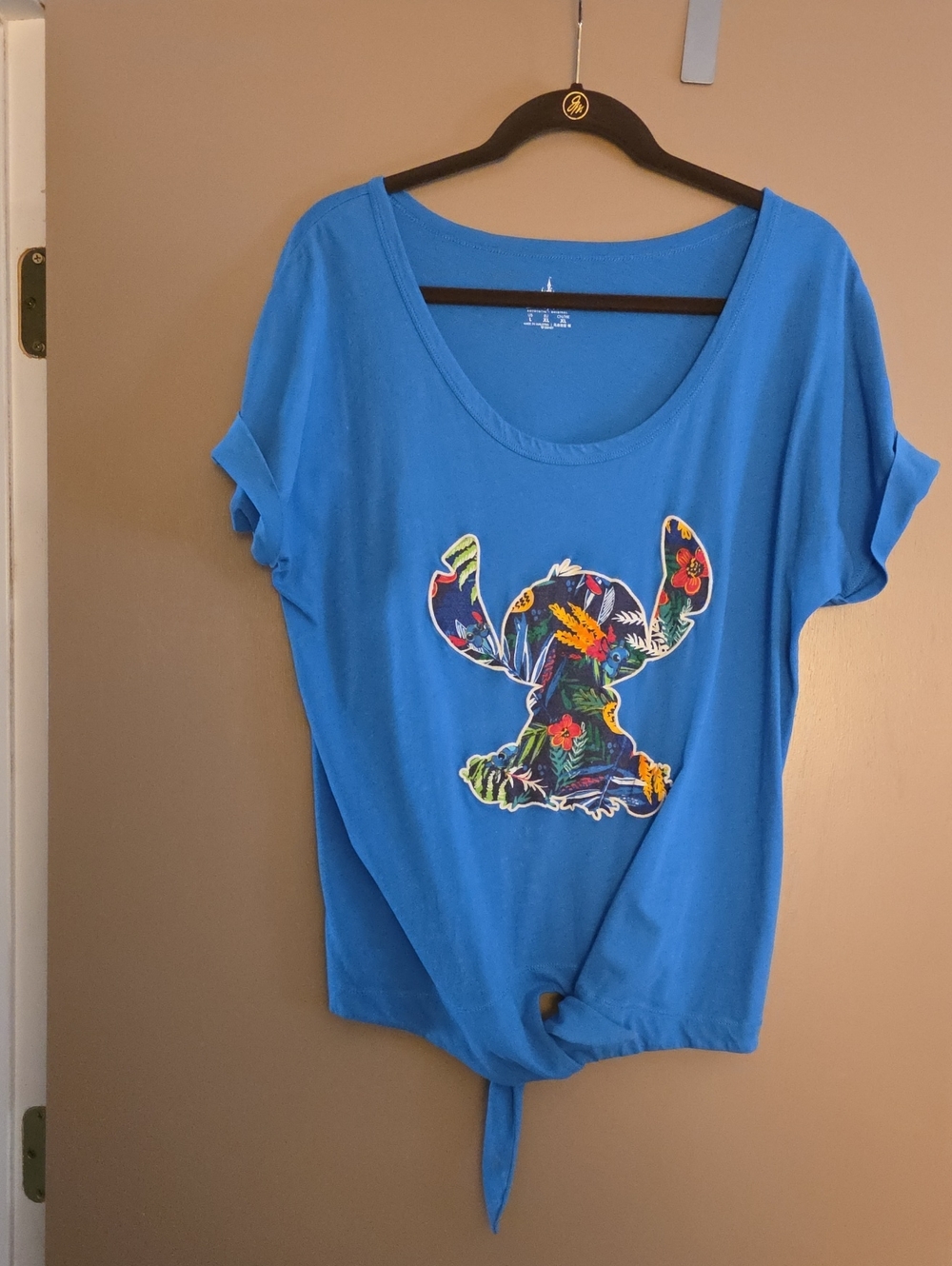 Disney Stitch Tie-Front Women's Tee